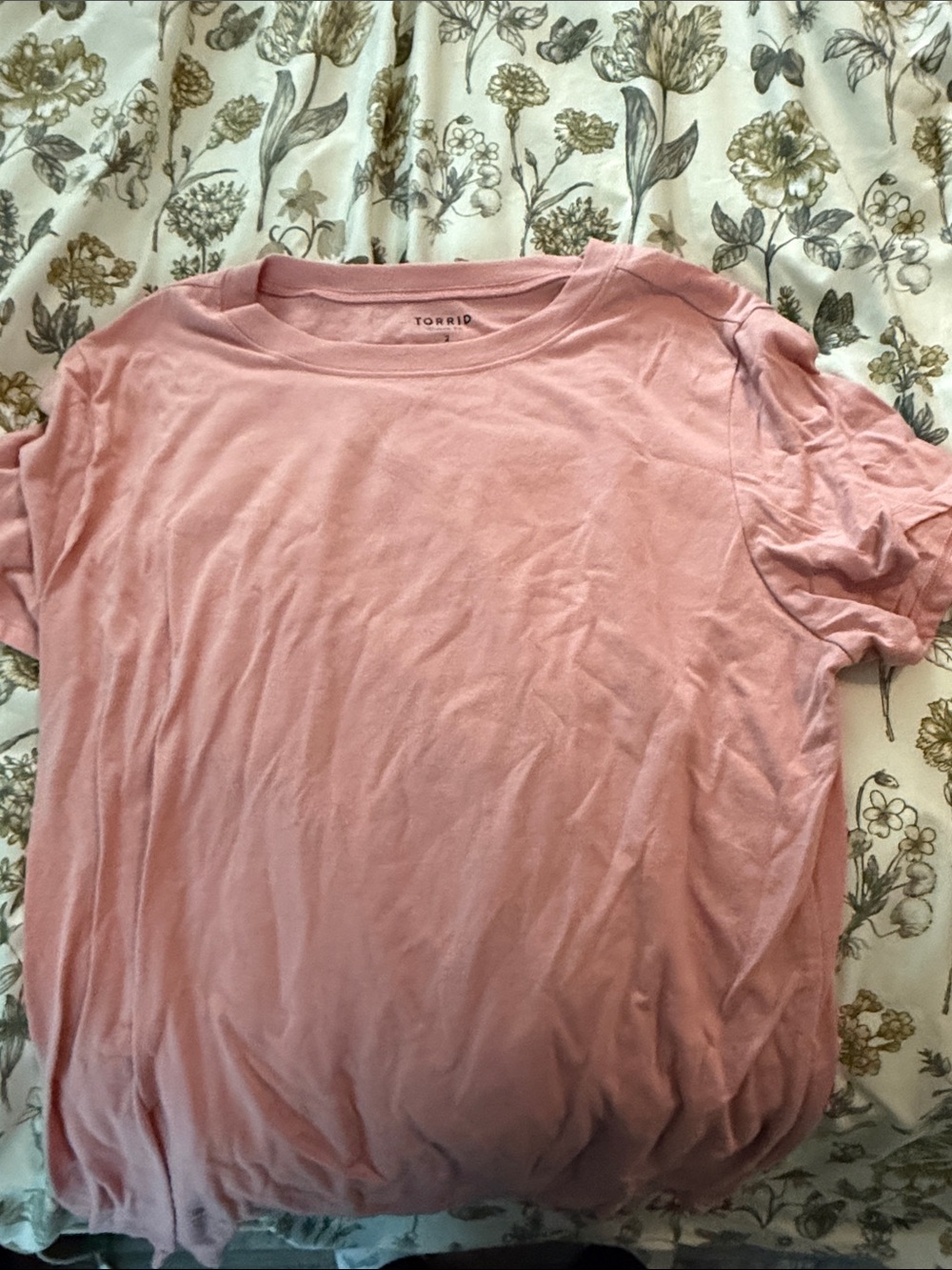 torrid Dusty Pink Short Sleeve Crew Neck Tee